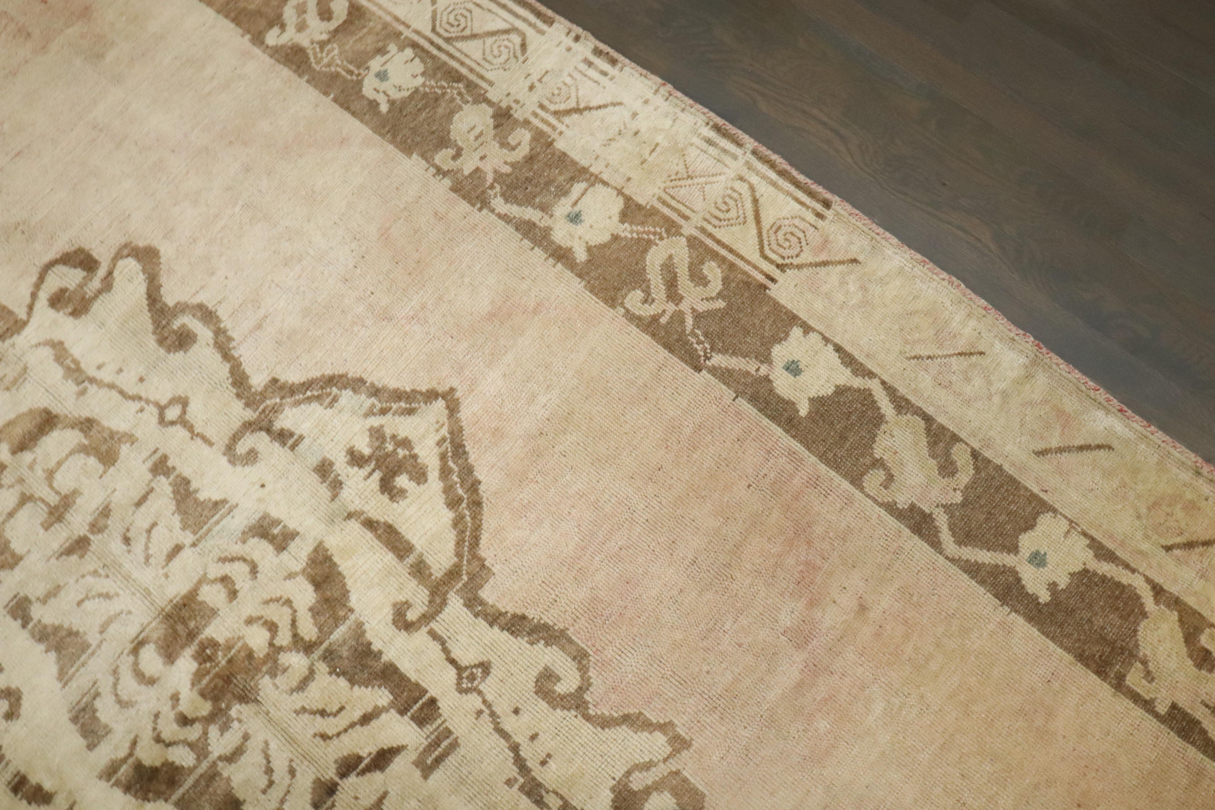 Zabihi Collection Vintage Turkish Gallery Size rug For Sale 2