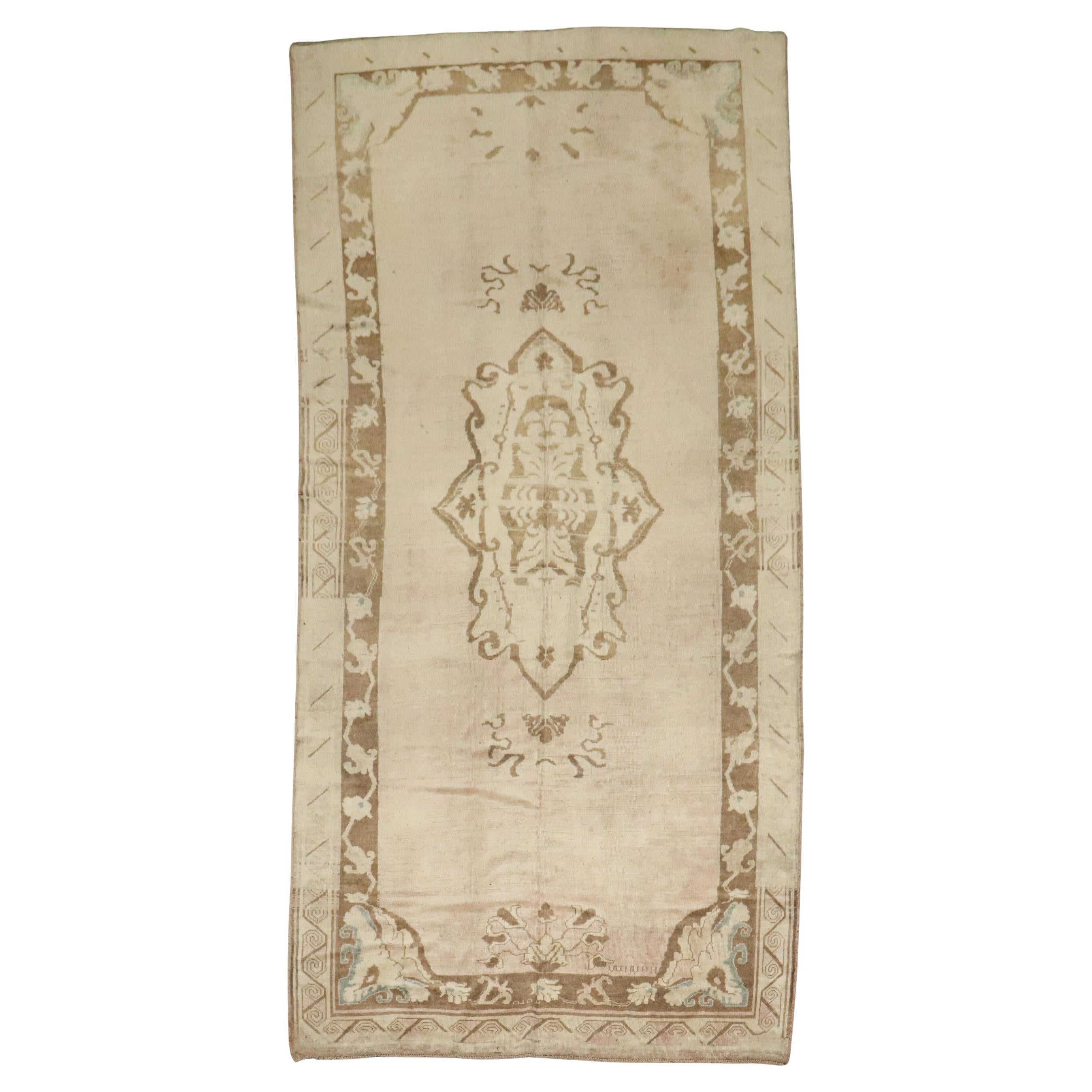 Zabihi Collection Vintage Turkish Gallery Size rug