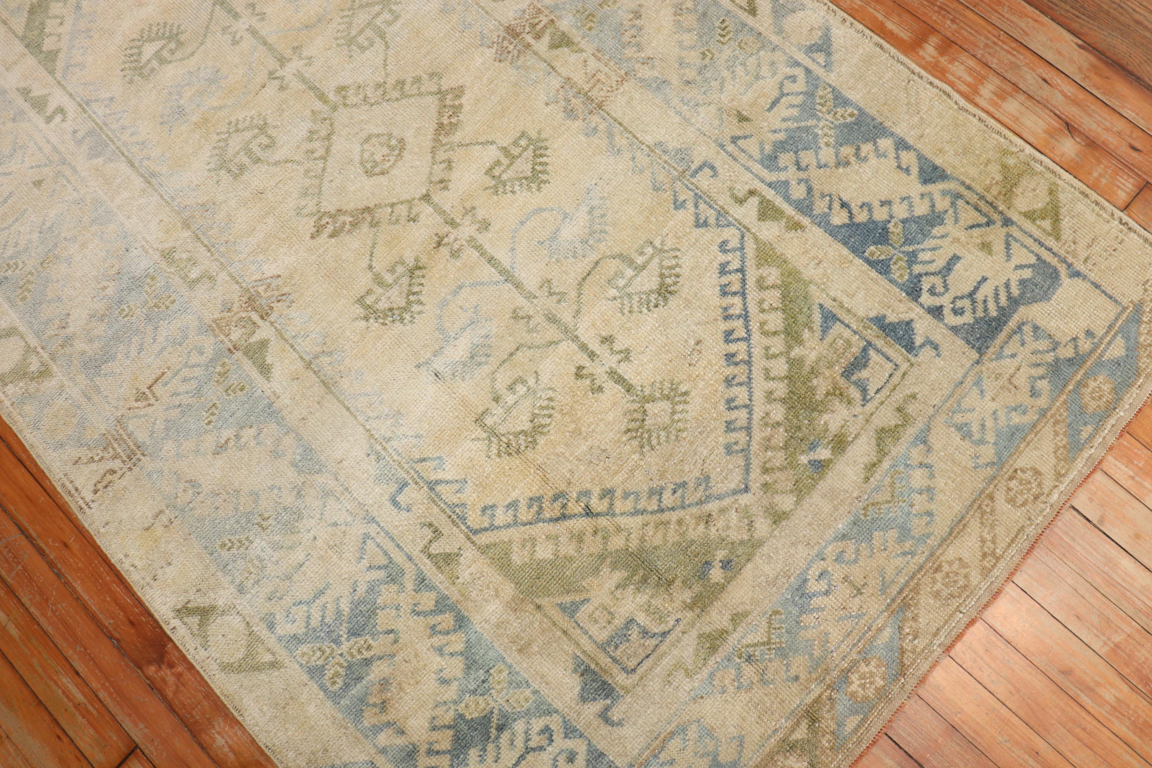 Zabihi Kollektion Vintage Türkischer Konya Dekorativer Vintage-Teppich (Handgewebt) im Angebot