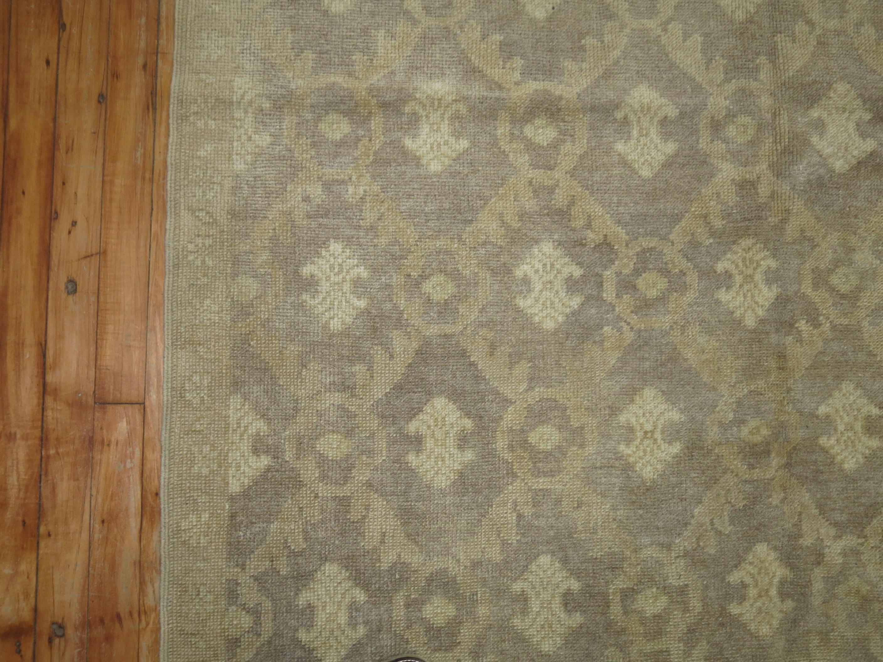 Zabihi Kollektion Vintage Türkischer Konya Dekorativer Vintage-Teppich im Zustand „Gut“ im Angebot in New York, NY