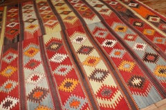 Zabihi Collection Vintage Turkish Large Square Kilim