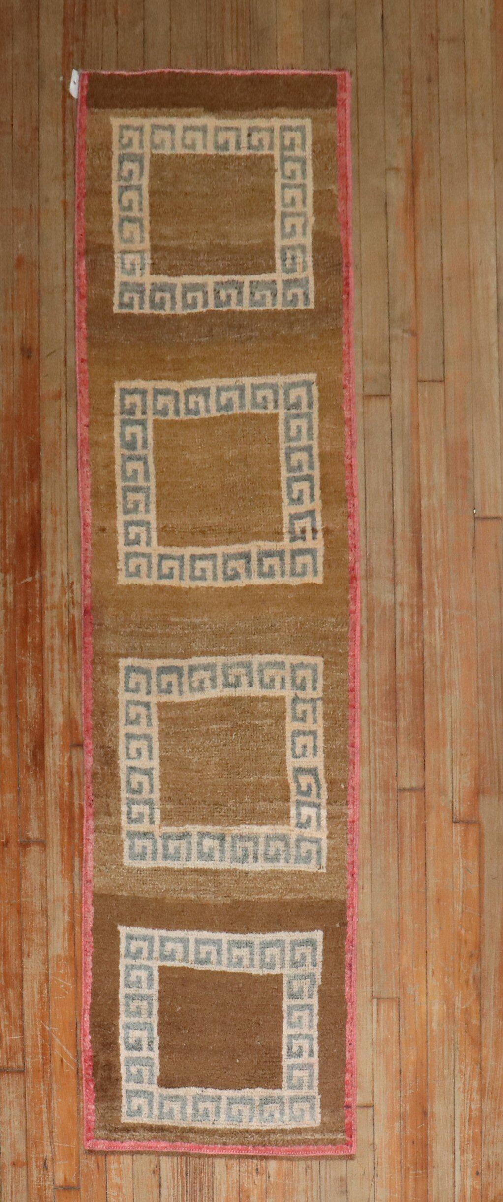 Zabihi Collection Vintage Turkish Narrow Runner In Good Condition In New York, NY