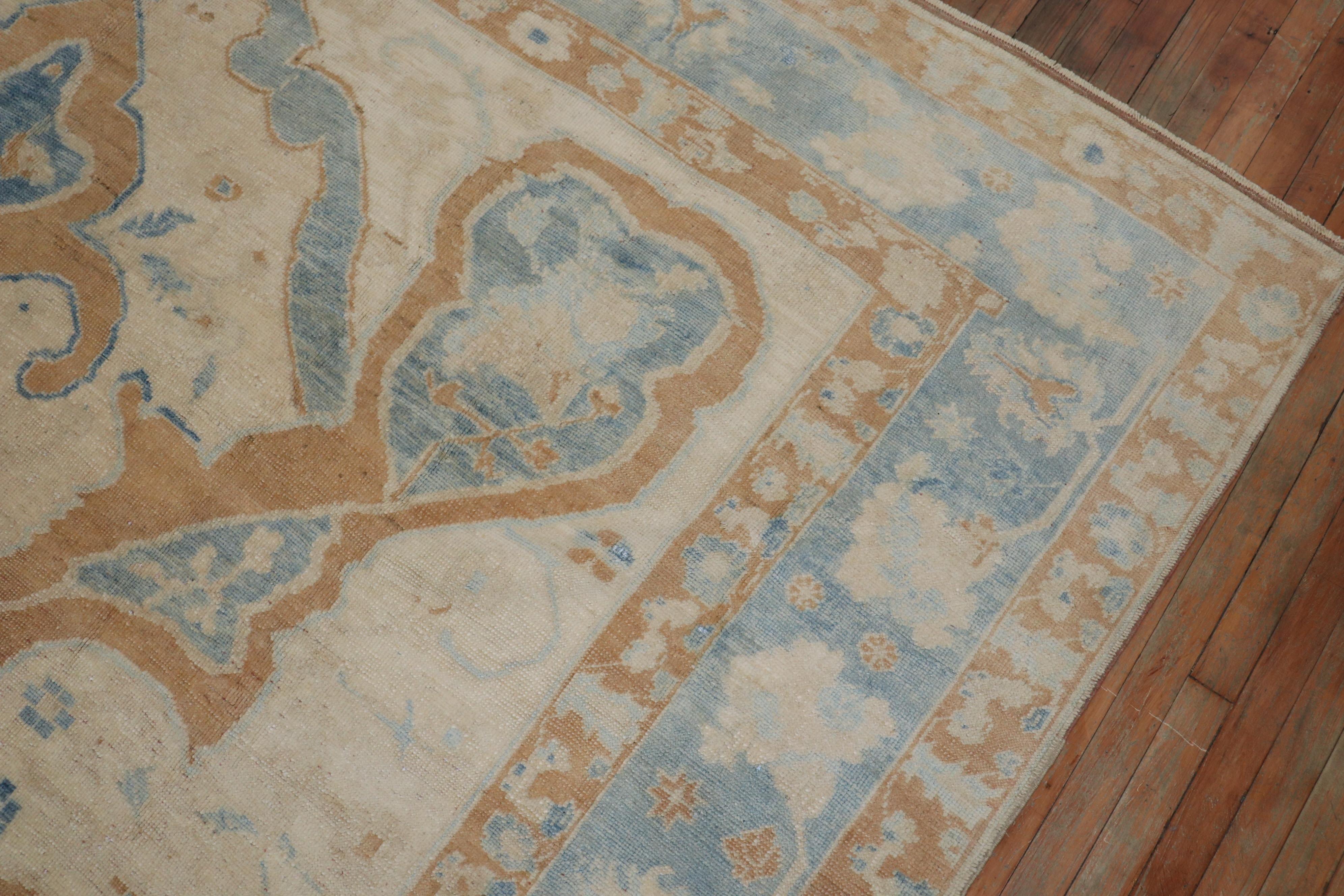 Zabihi Collection Vintage Turkish Room Size Rug For Sale 7
