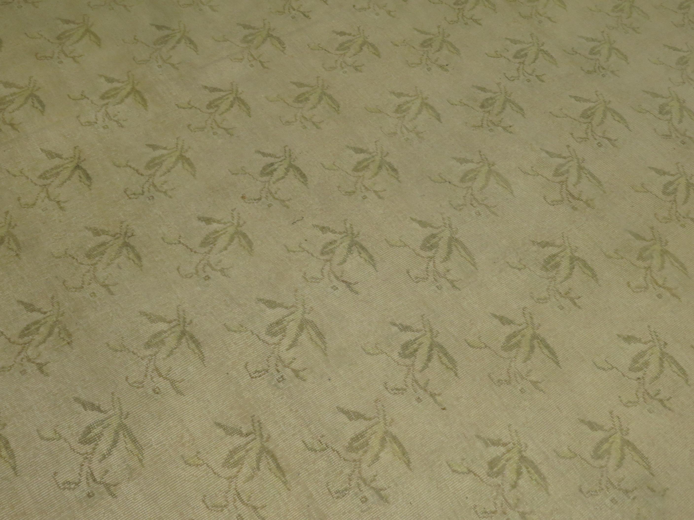 Hand-Woven Zabihi Collection Vintage Turkish Room Size Rug For Sale