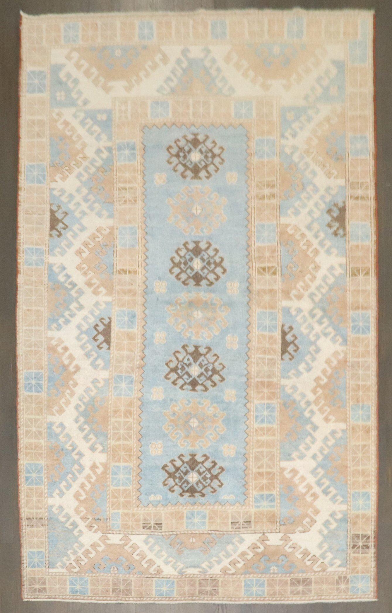 Zabihi Collection Vintage Türkisch  Teppich (Handgeknüpft) im Angebot