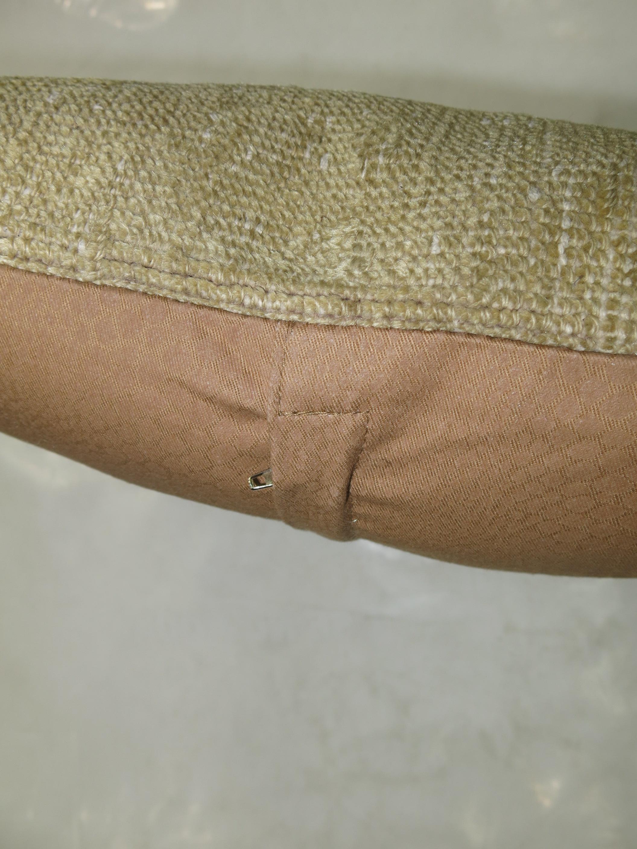 Zabihi Kollektion Vintage Türkischer Teppich Kissen (Oushak) im Angebot