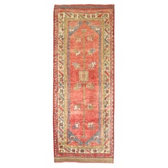 Zabihi Collection Vintage Turkish Small Anatolian Daizkare Runner