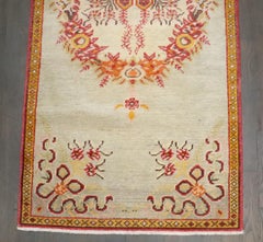 Zabihi Collection Alfombra Turca Vintage Pequeña de Anatolia