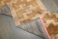 Zabihi Collection Vintage Turkish Tulu Brown Runner, 2'7'' x 8'9''