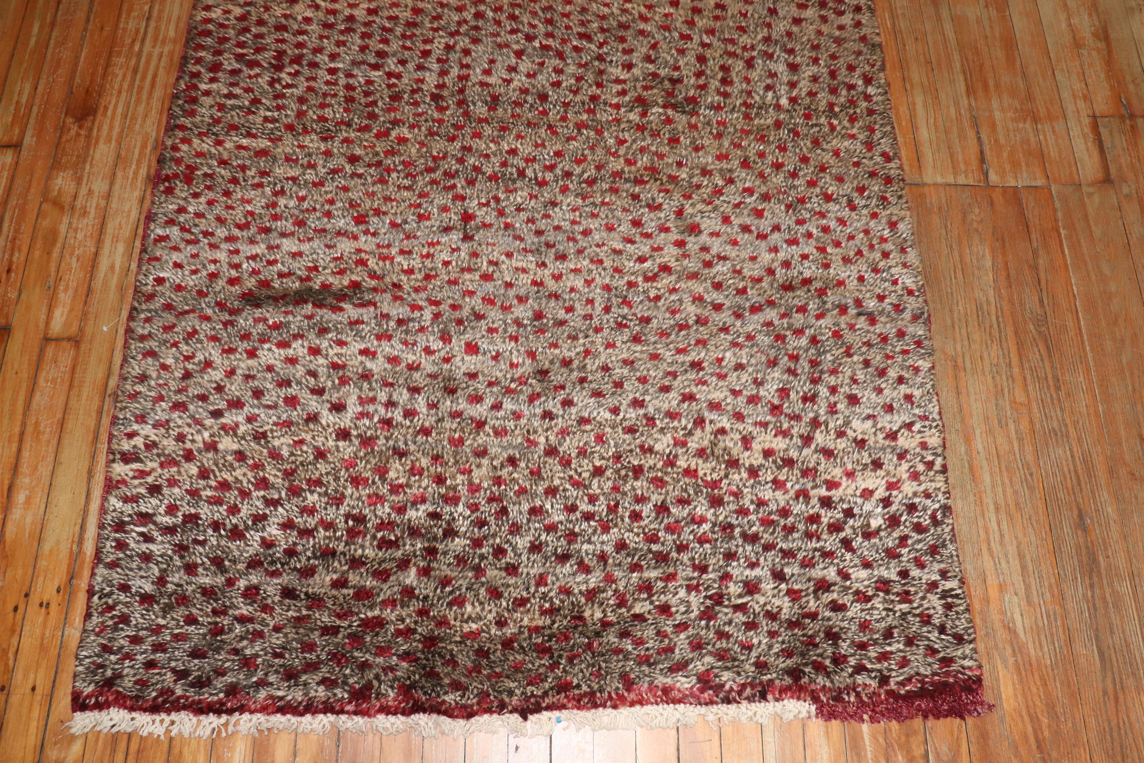 Zabihi Kollektion Vintage Türkischer Tulu-Teppich (Handgewebt) im Angebot