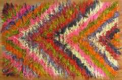 Zabihi Collection Vintage Turkish Tulu Flokati Rug