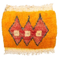 Zabihi Collection Vintage Turkish Tulu Mini Rug