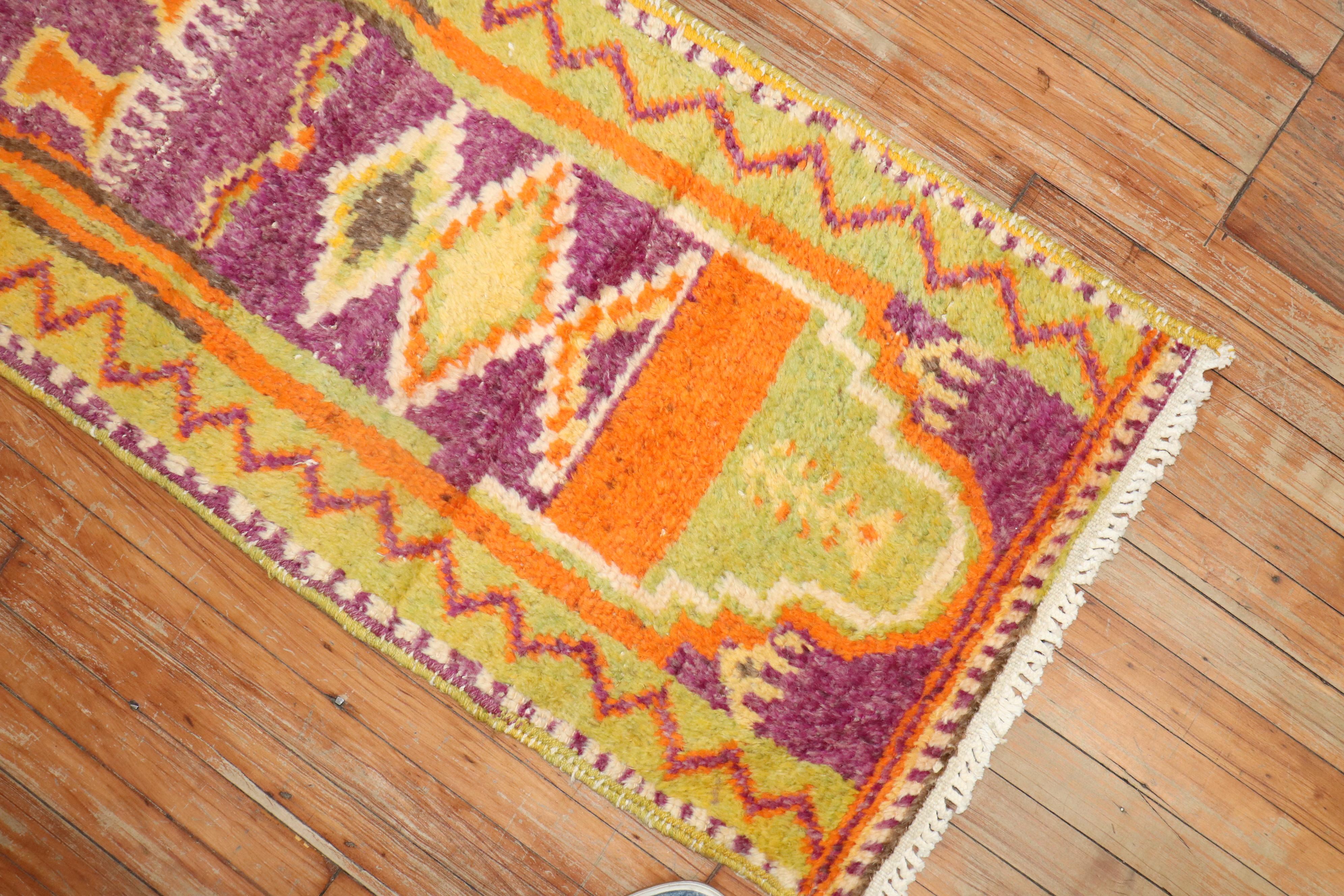 Turc Tapis turc Tulu vintage de la collection Zabihi en vente