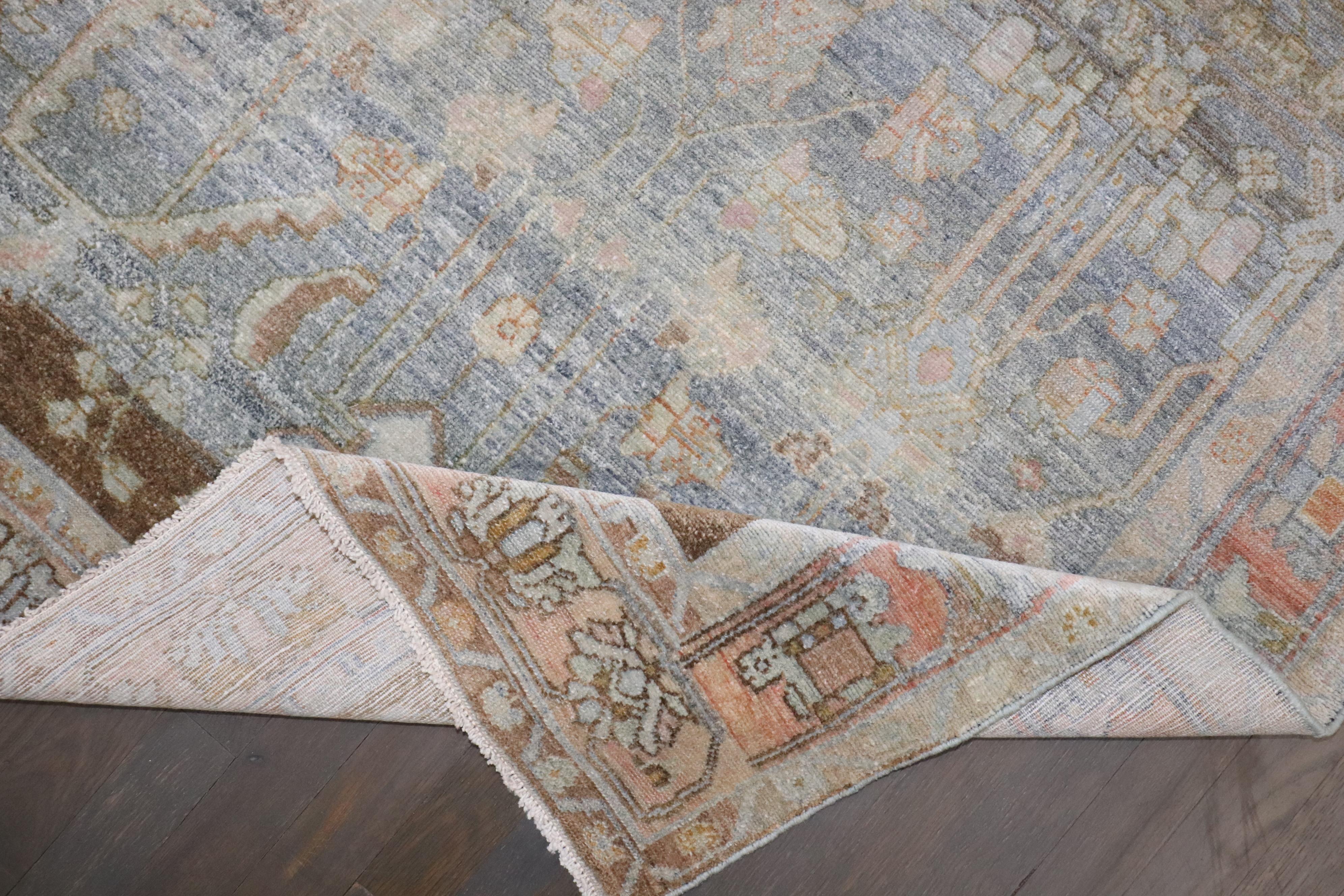 Zabihi Collection Whimsical Antique Persian Malayer Accent Size Rug In condizioni buone in vendita a New York, NY