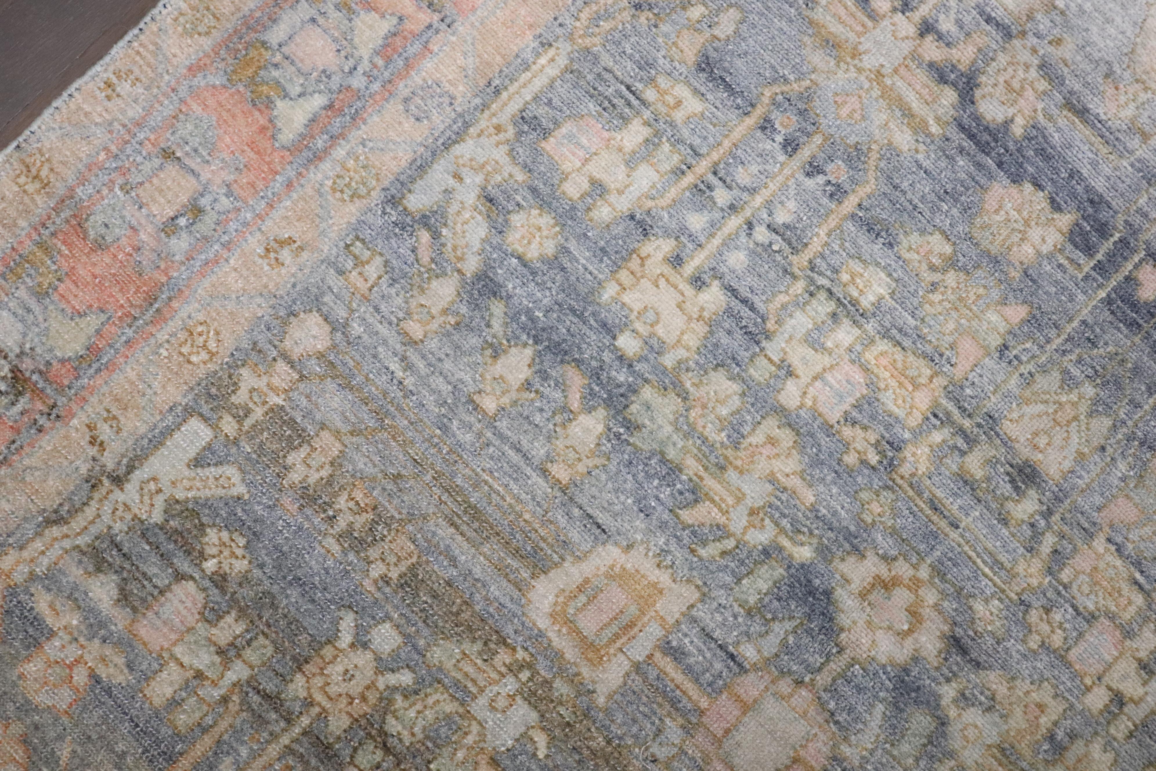 Lana Zabihi Collection Whimsical Antique Persian Malayer Accent Size Rug in vendita