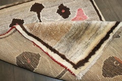 Zabihi Collection Whimsical Vintage Persian Gabbeh Rug