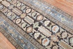 Zabihi Collection Wide Antique Persian Heriz Runner