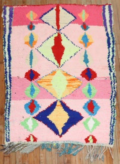 Zabihi Collection Wild Vintage Moroccan Abstract Rug