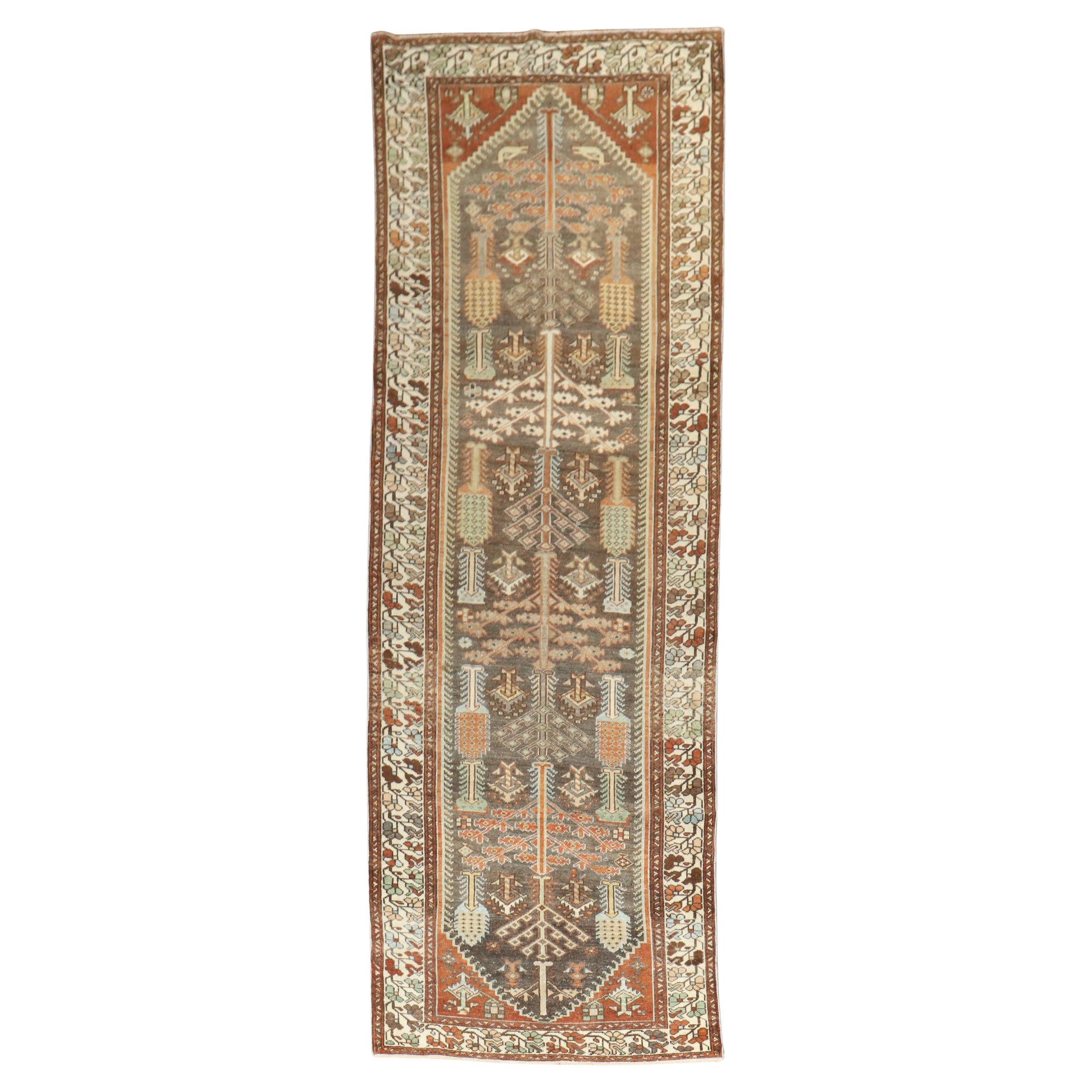 Zabihi Collection Willow Tree Persian Kurd Bakhtiari Runner