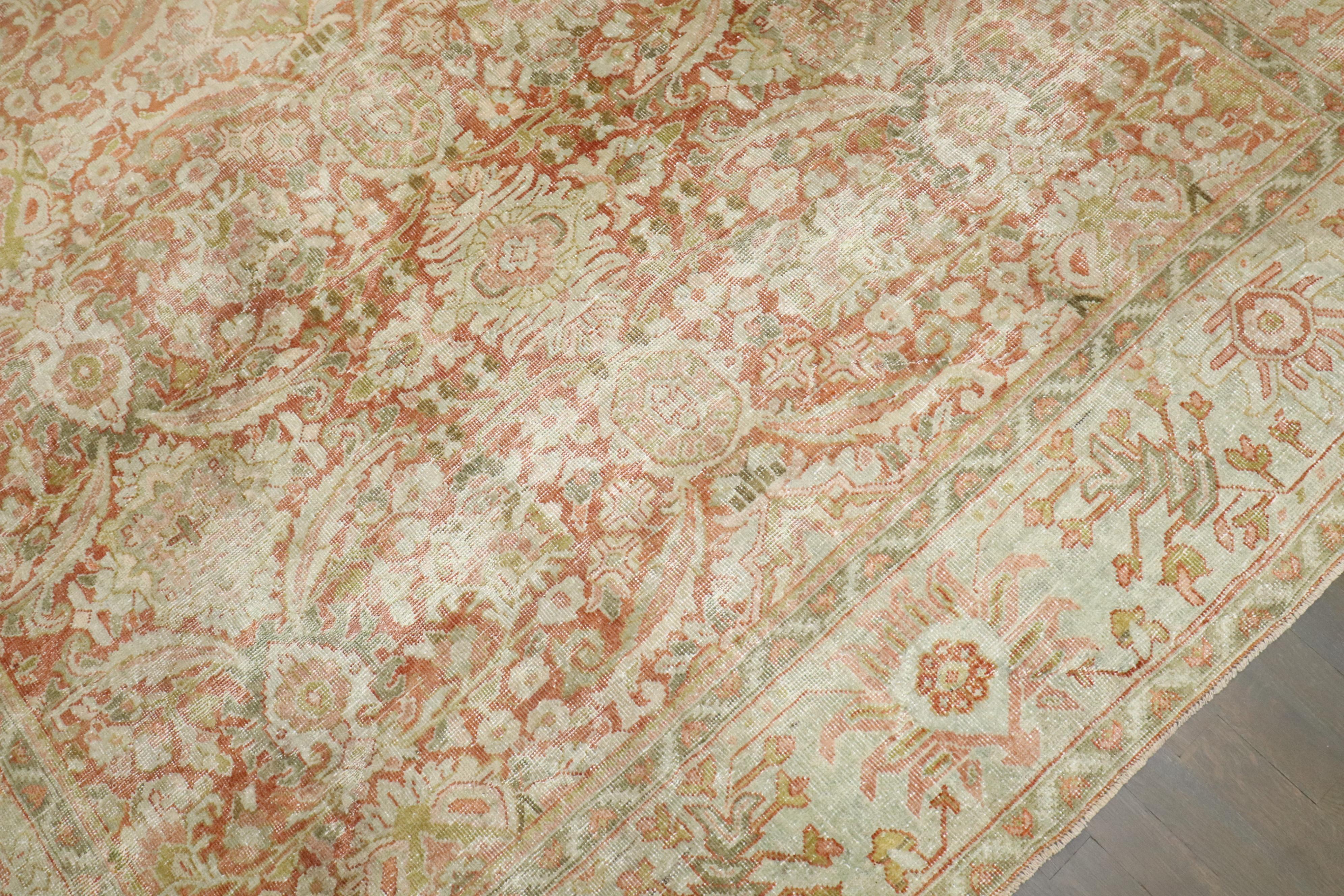Tappeto Zabihi Collection'S Antico Persiano Mahal Usurato in vendita 3