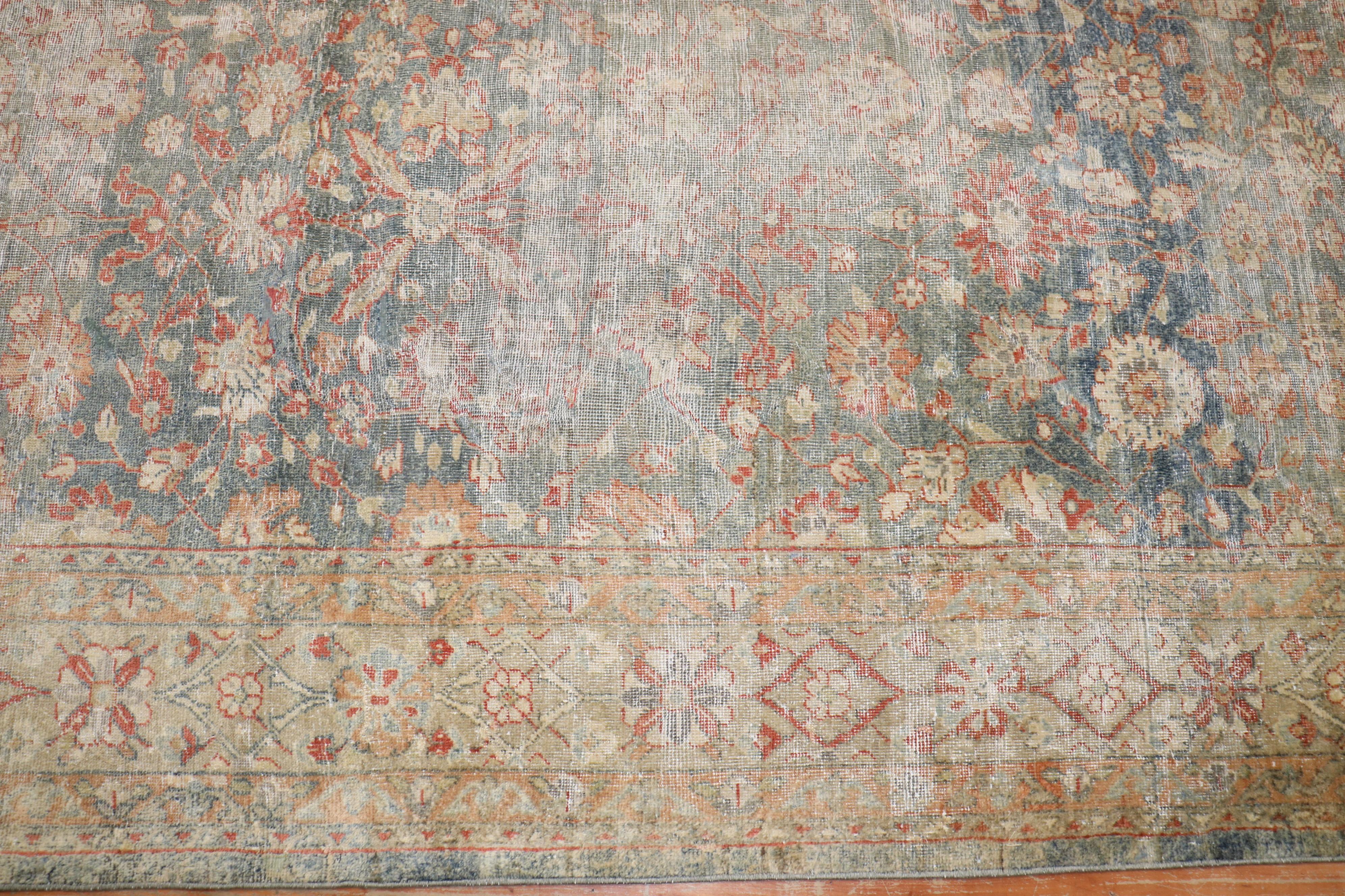 Tappeto Zabihi Collection'S Antico Persiano Mahal Usurato in vendita 3