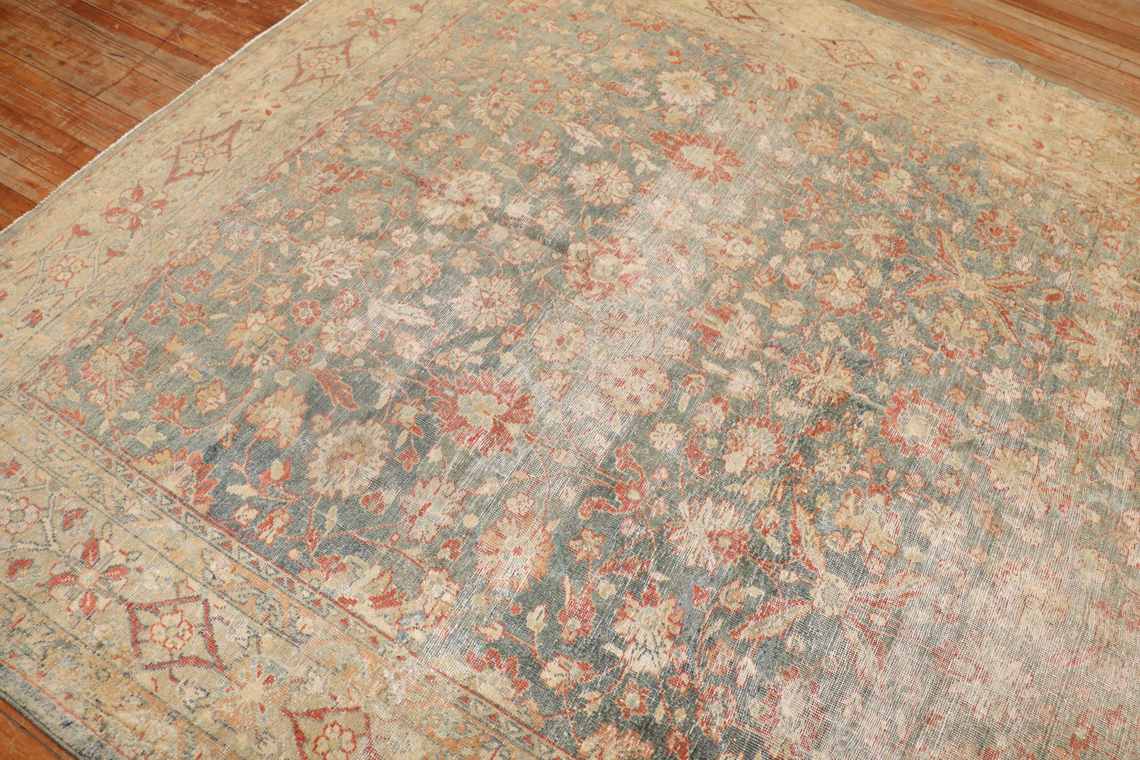 Tappeto Zabihi Collection'S Antico Persiano Mahal Usurato in vendita 4