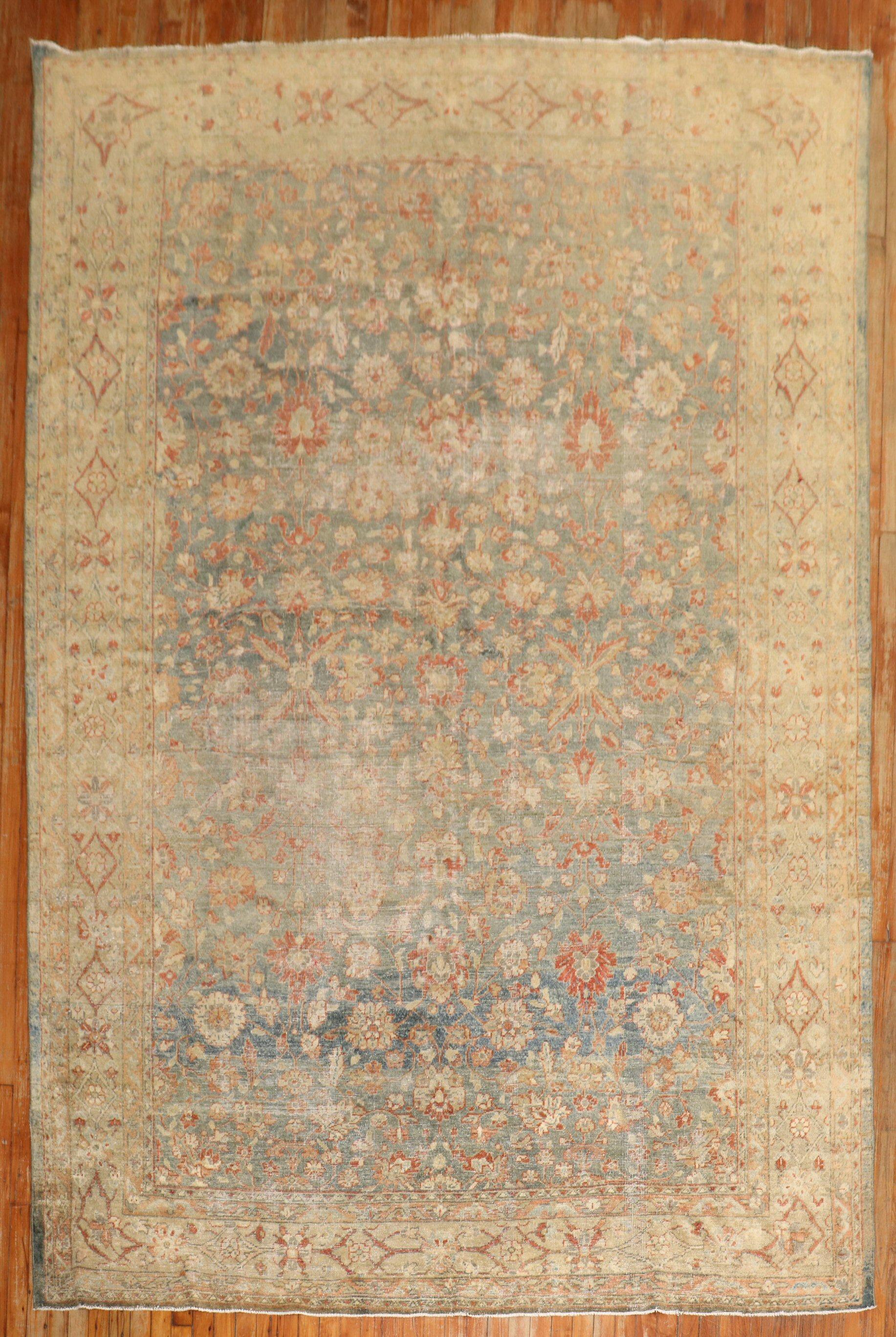 Tappeto Zabihi Collection'S Antico Persiano Mahal Usurato in vendita 2