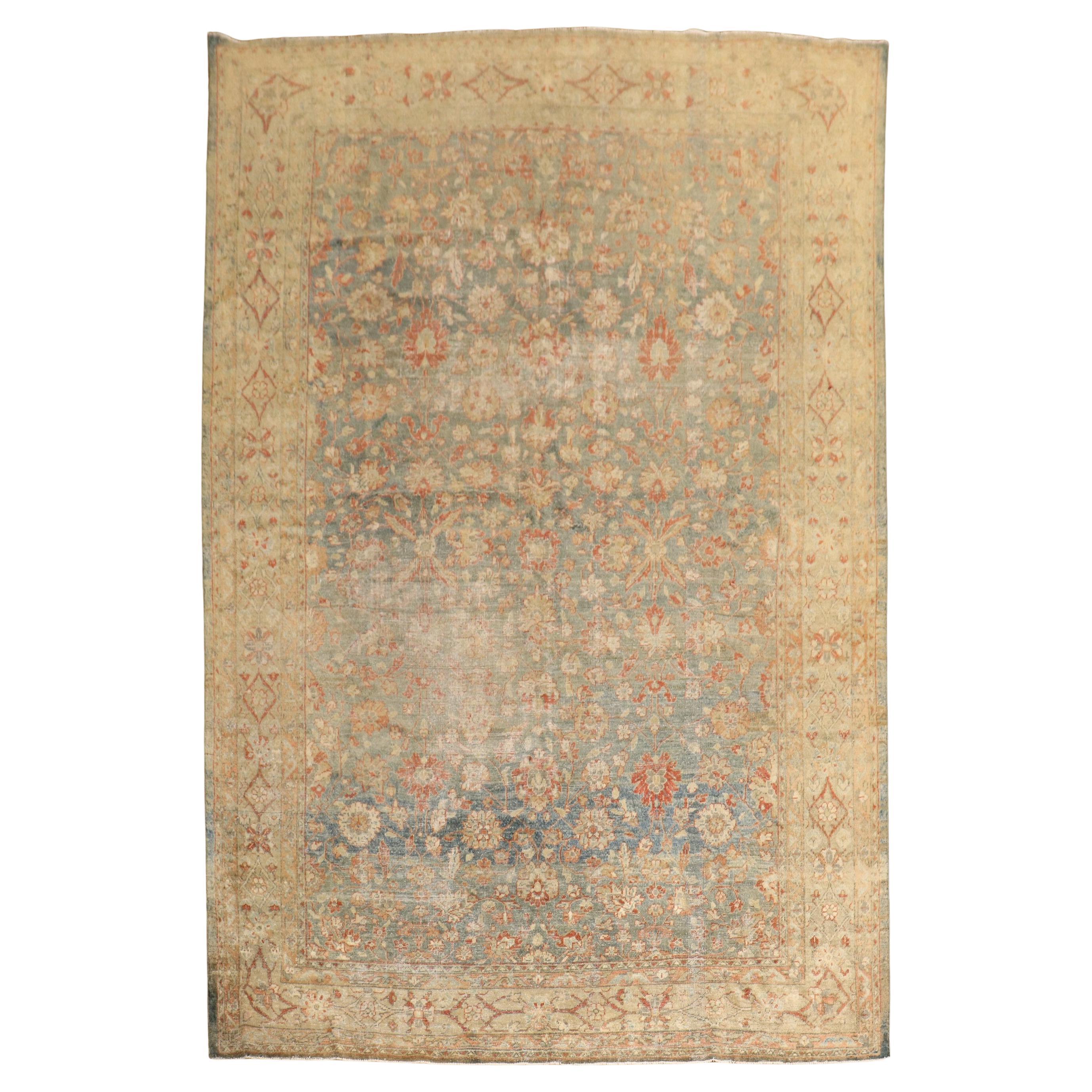 Tappeto Zabihi Collection'S Antico Persiano Mahal Usurato in vendita