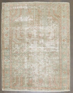 Tappeto quadrato antico persiano di piccole dimensioni Zabihi Collection'S