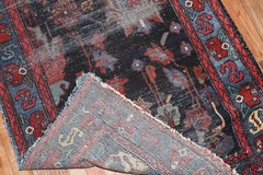 Zabihi Collection Worn Distressed Persian Runner