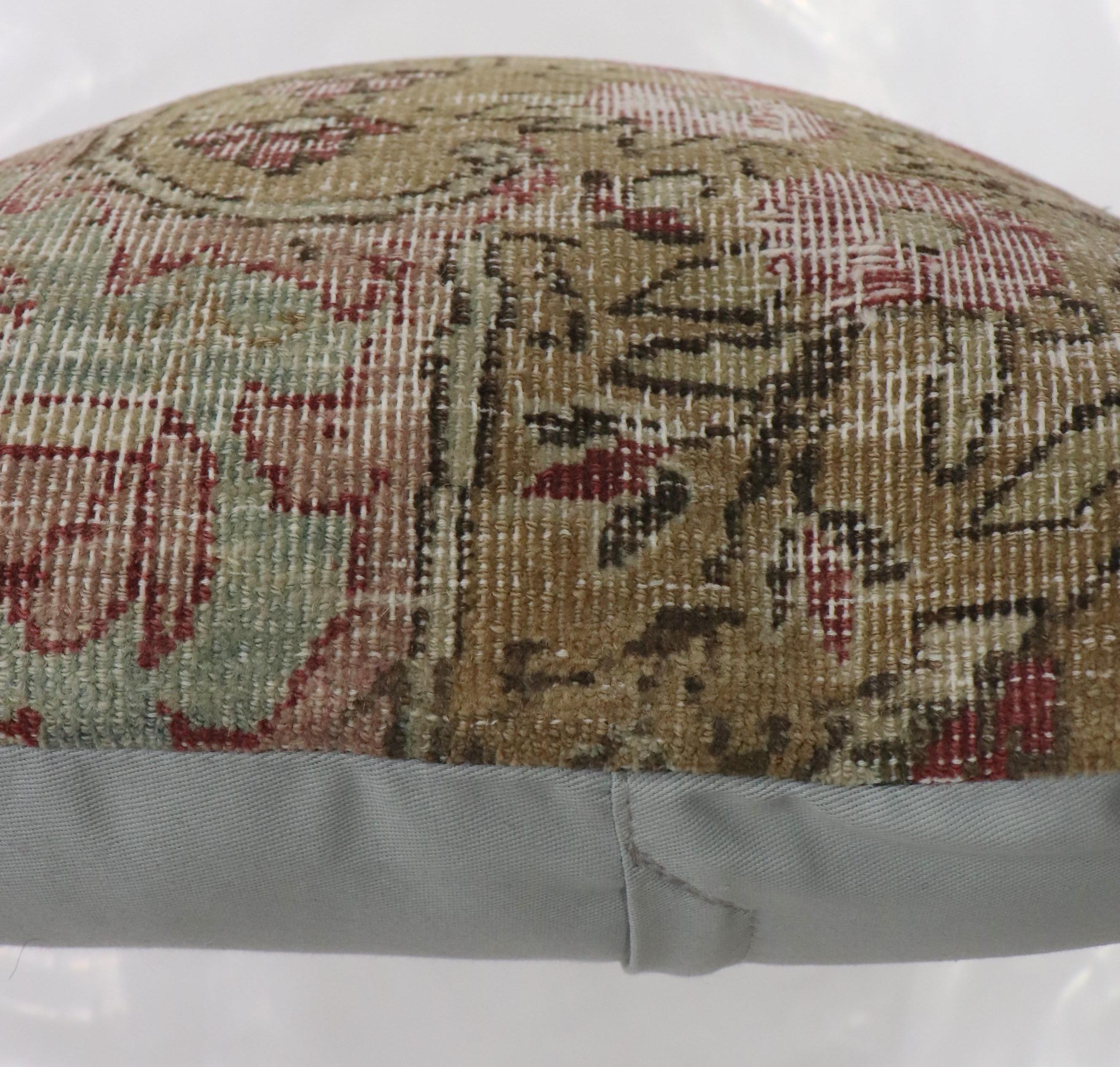 Tabriz Cuscino con bordo pittorico persiano Kerman della collezione Zabihi in vendita