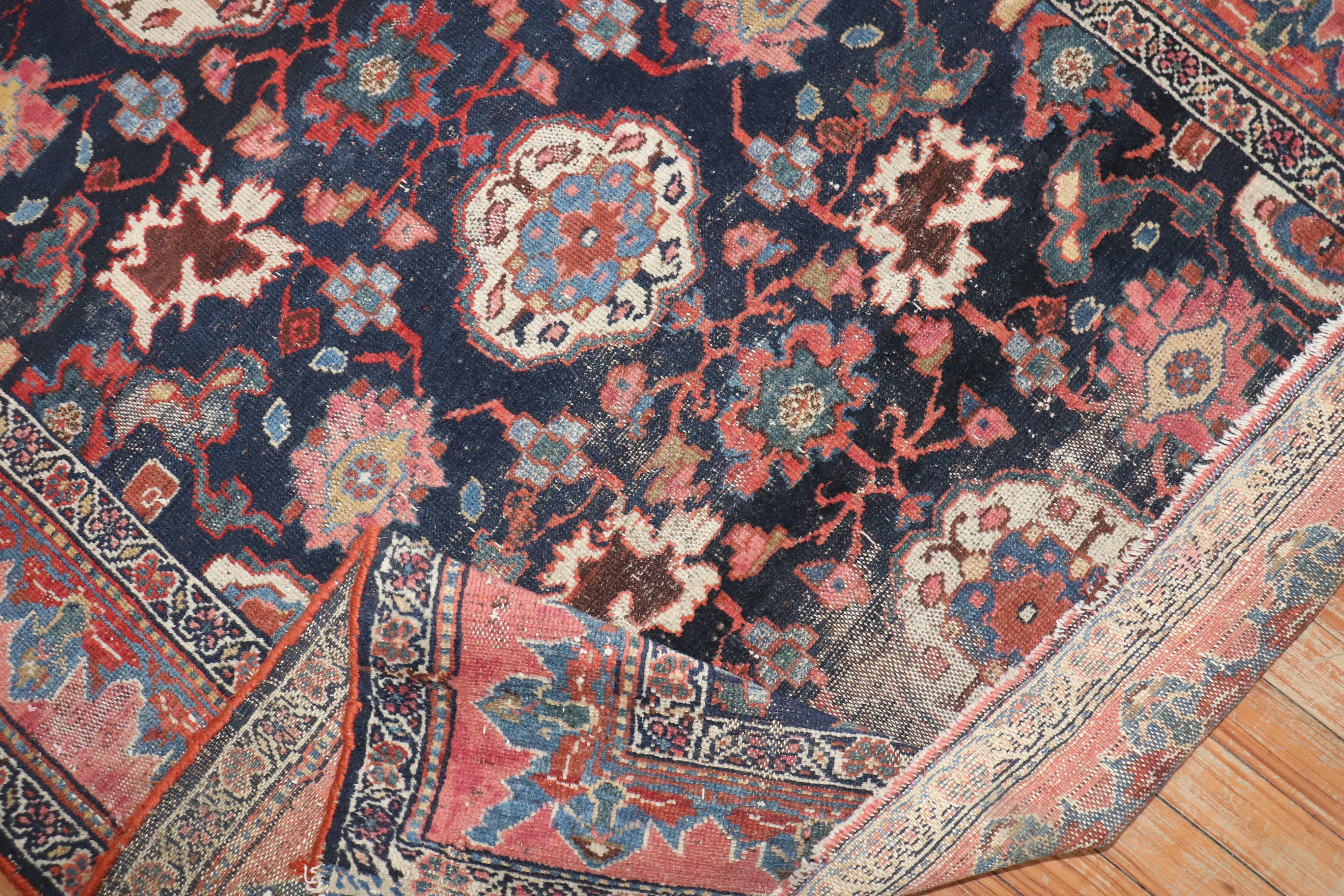 Zabihi Collection Getragener Persischer Malayer Teppich im Angebot 2