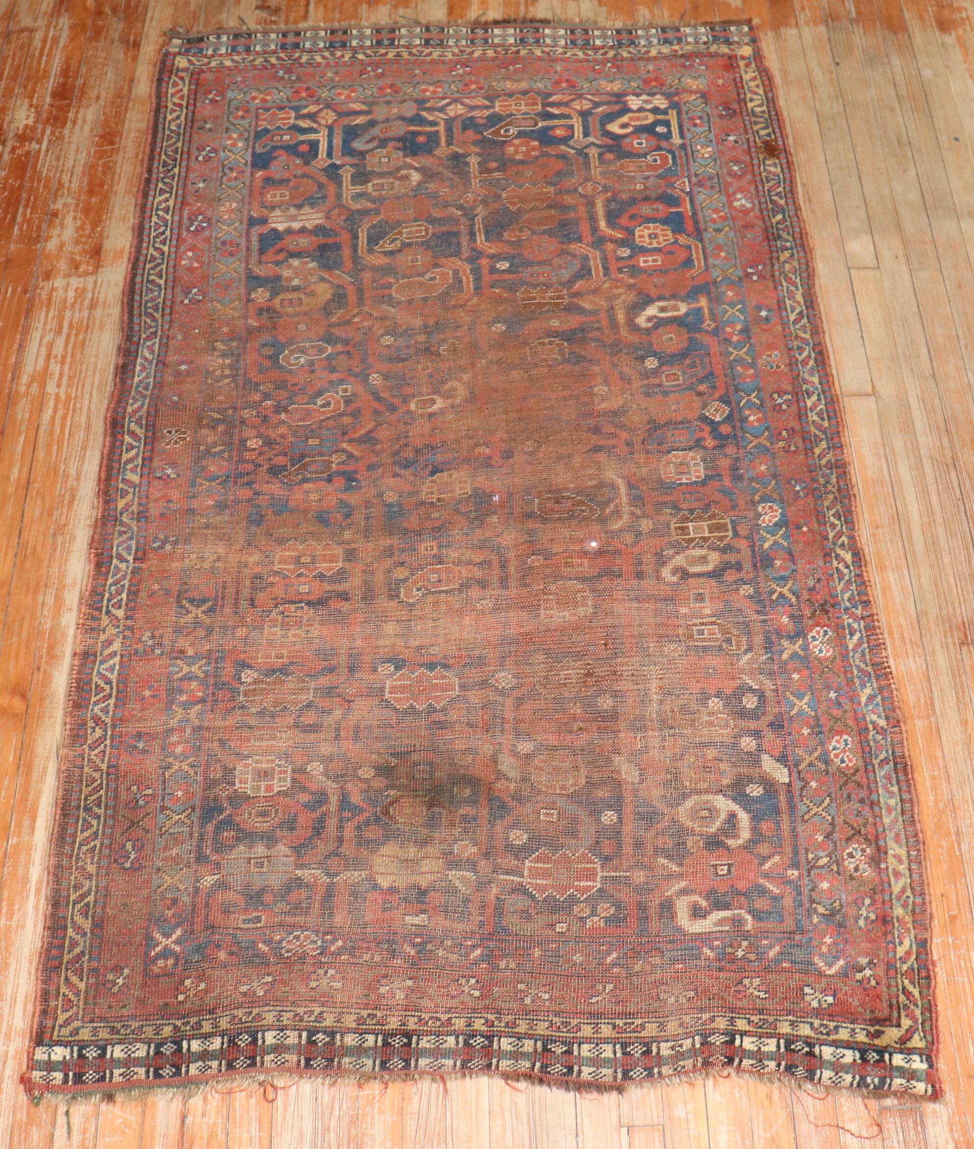 Colección Zabihi Alfombra Persa Desgastada en venta 3