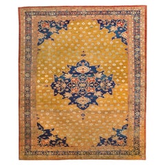 Zabihi Collection rare Yellow Ziegler Mahal Rug