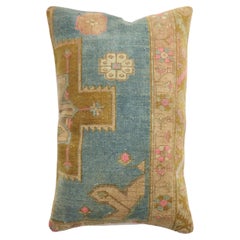 Zabihi Colorful Antique Karabagh Rug Pillow