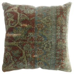 Antique Zabihi Collection Persian Mohtasham Kashan Pillow 