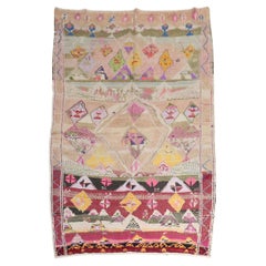 Zabihi Rug Collection Funky Vintage Turkish Rug