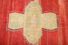 Zabihi Rug Collection Red Turkish Kars Rug Dated 1906
