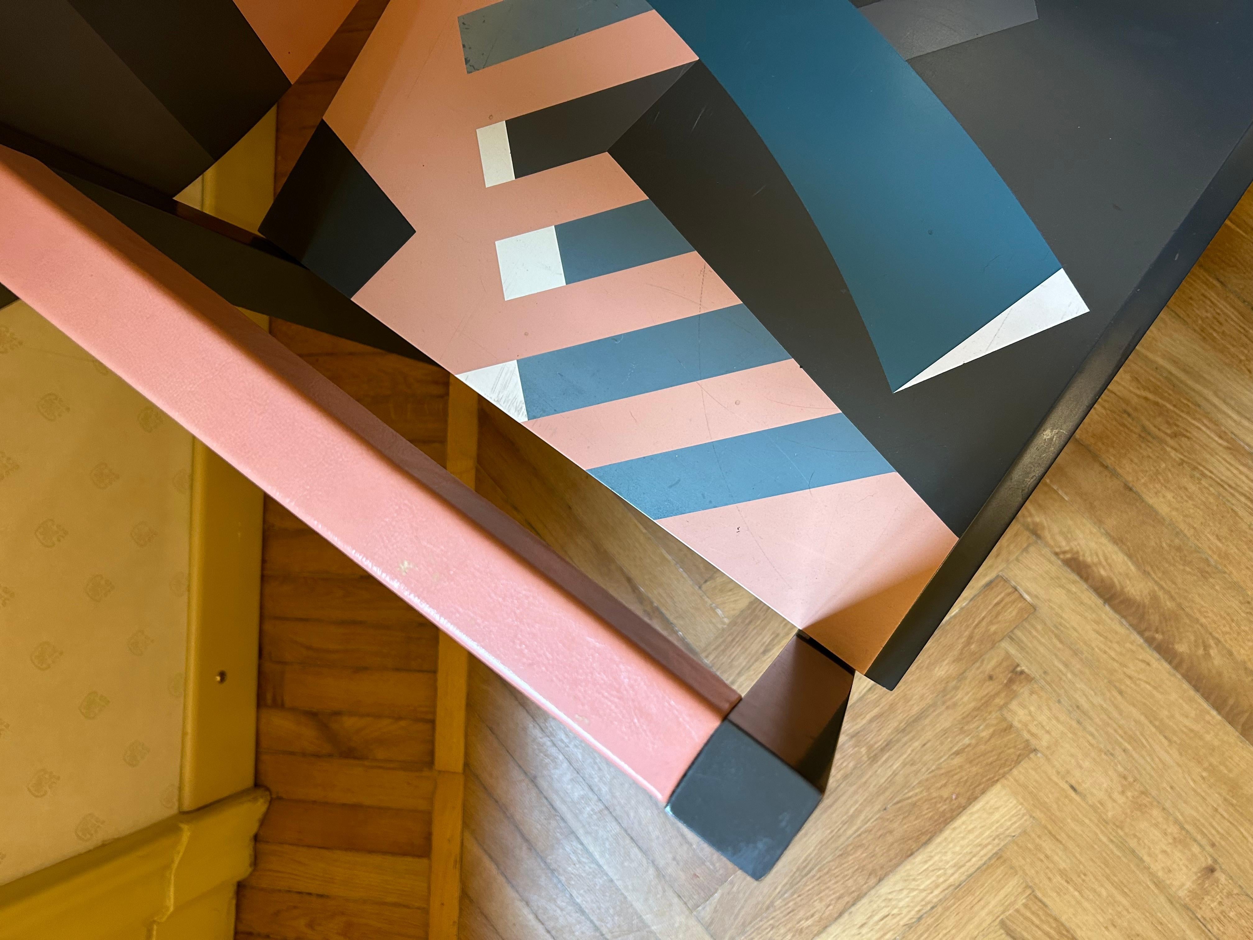 Silla de mesa Zabro de Alessandro Mendini para Division Nuova Alchimia, años 80 en venta 1