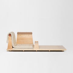 Zabuton Sofa, Handmade Japanese Futon on Modular Maple Frame, Kvadrat