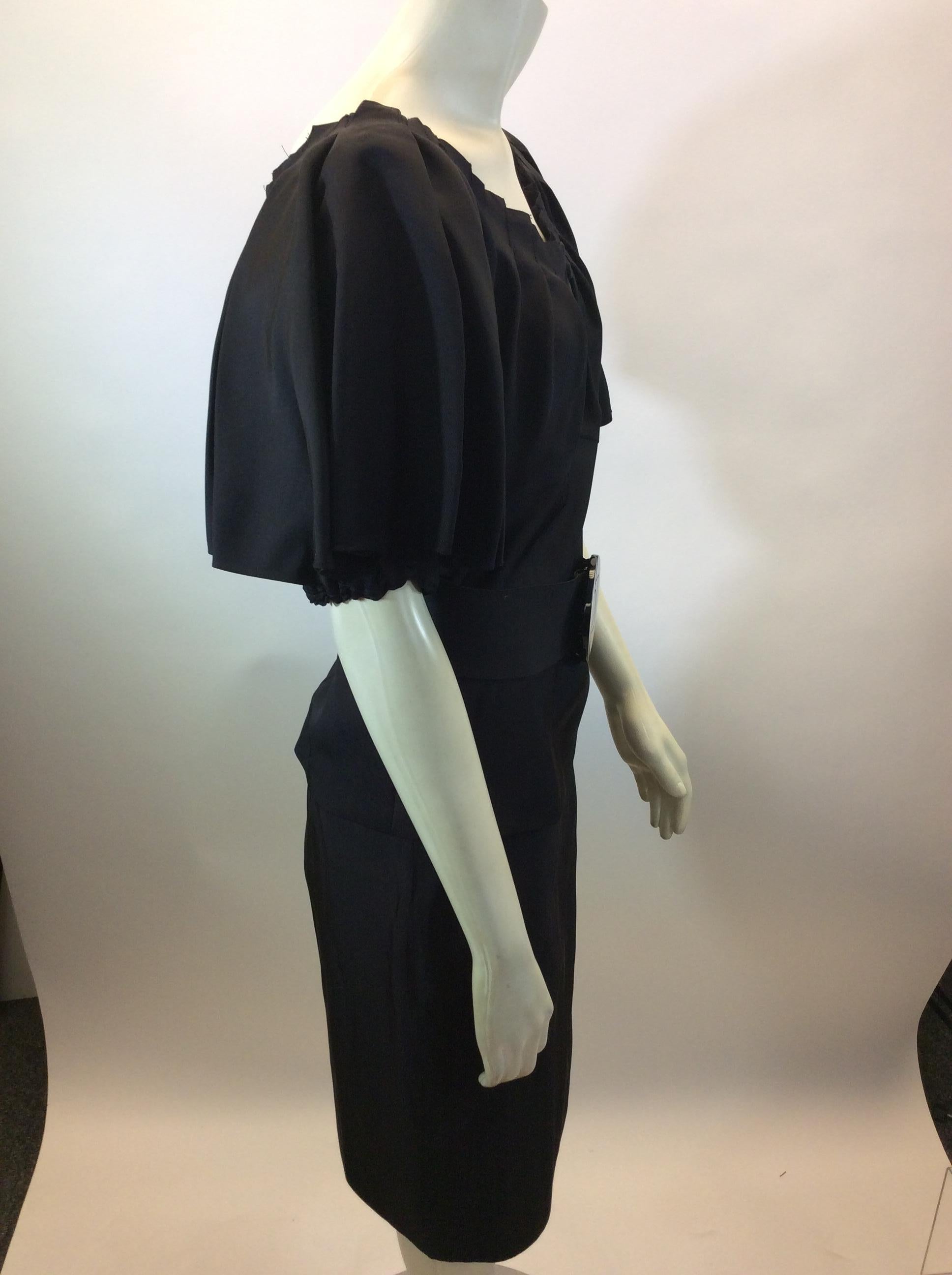 Women's Zac Posen Black Three Piece Skirt Set For Sale