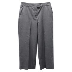 Pantaloni corti da abito Zac Posen in poliestere grigio