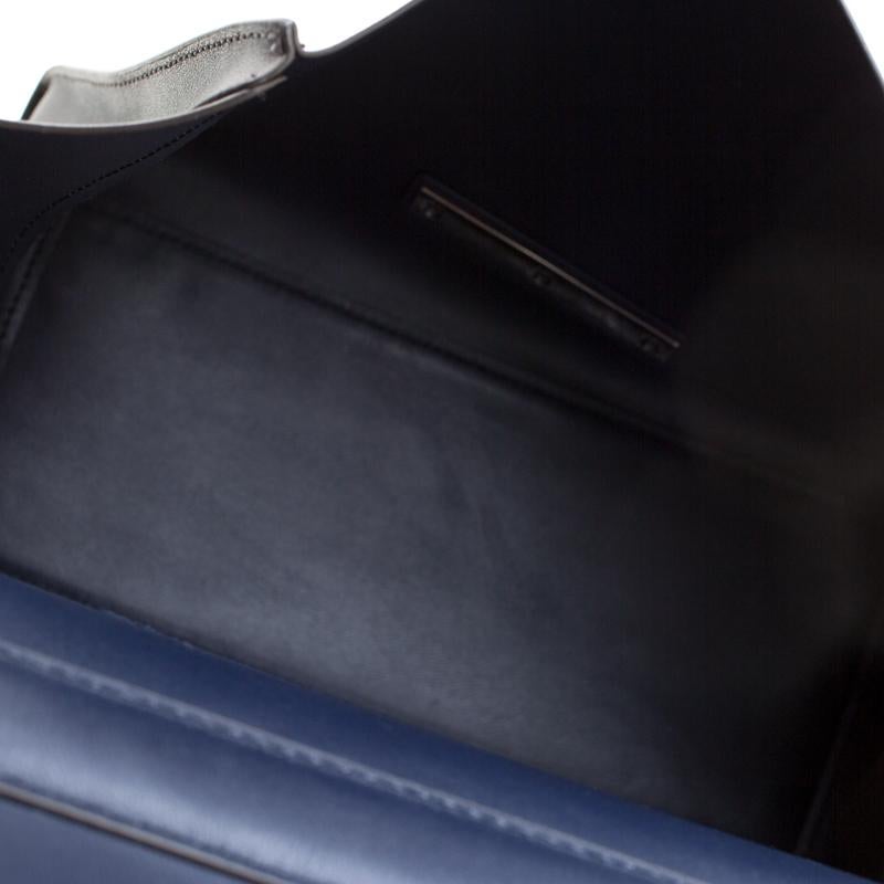 Zac Posen Grey Leather Eartha Iconic Core Top Handle Bag 2
