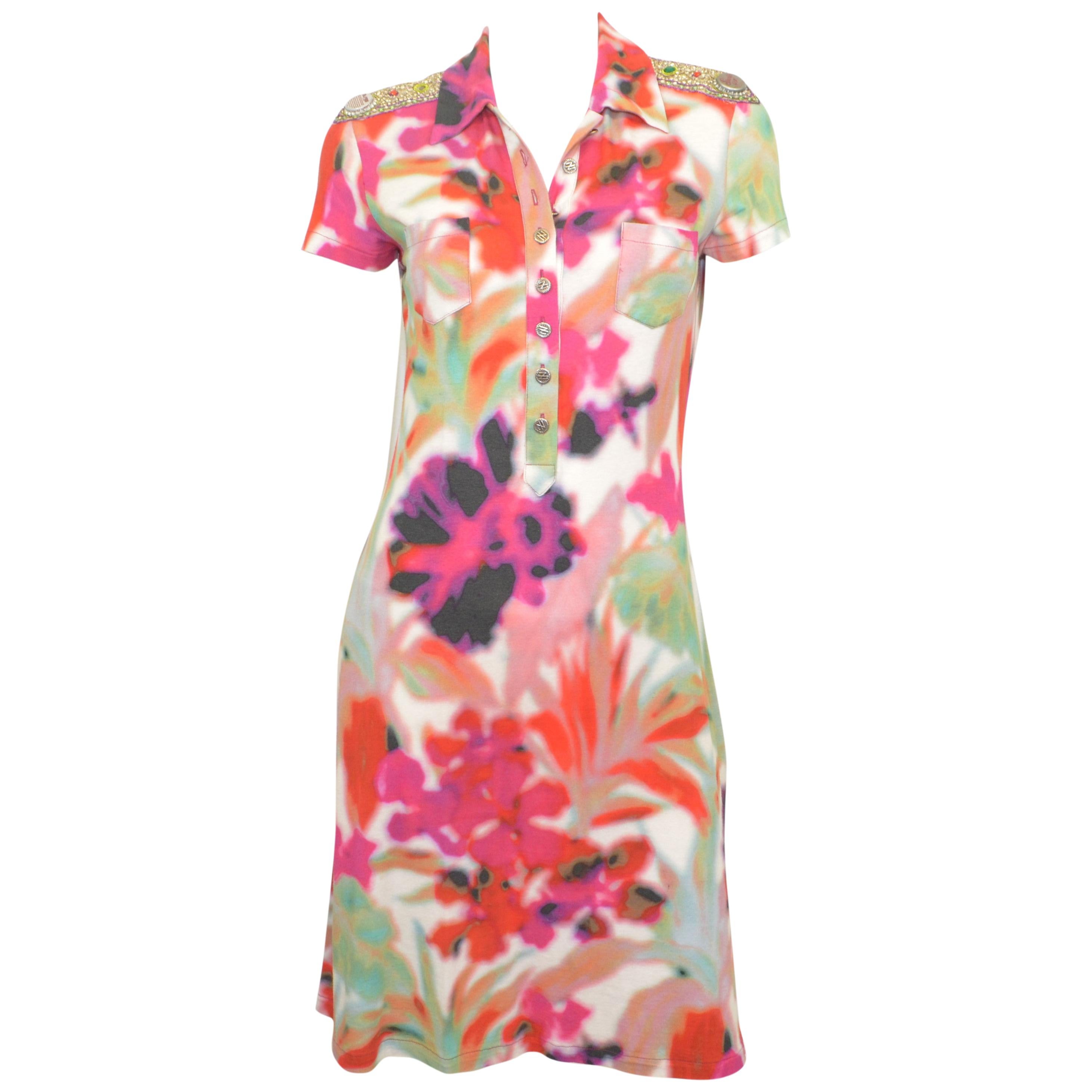 Zac Posen Mr. Pibb Tie-Dye Print Dress