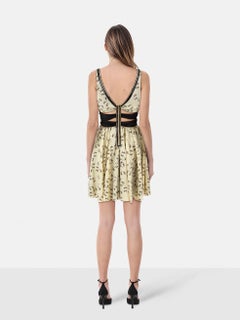 Zac Posen Z Spoke Abstract Silk Print Mini Dress Size XS