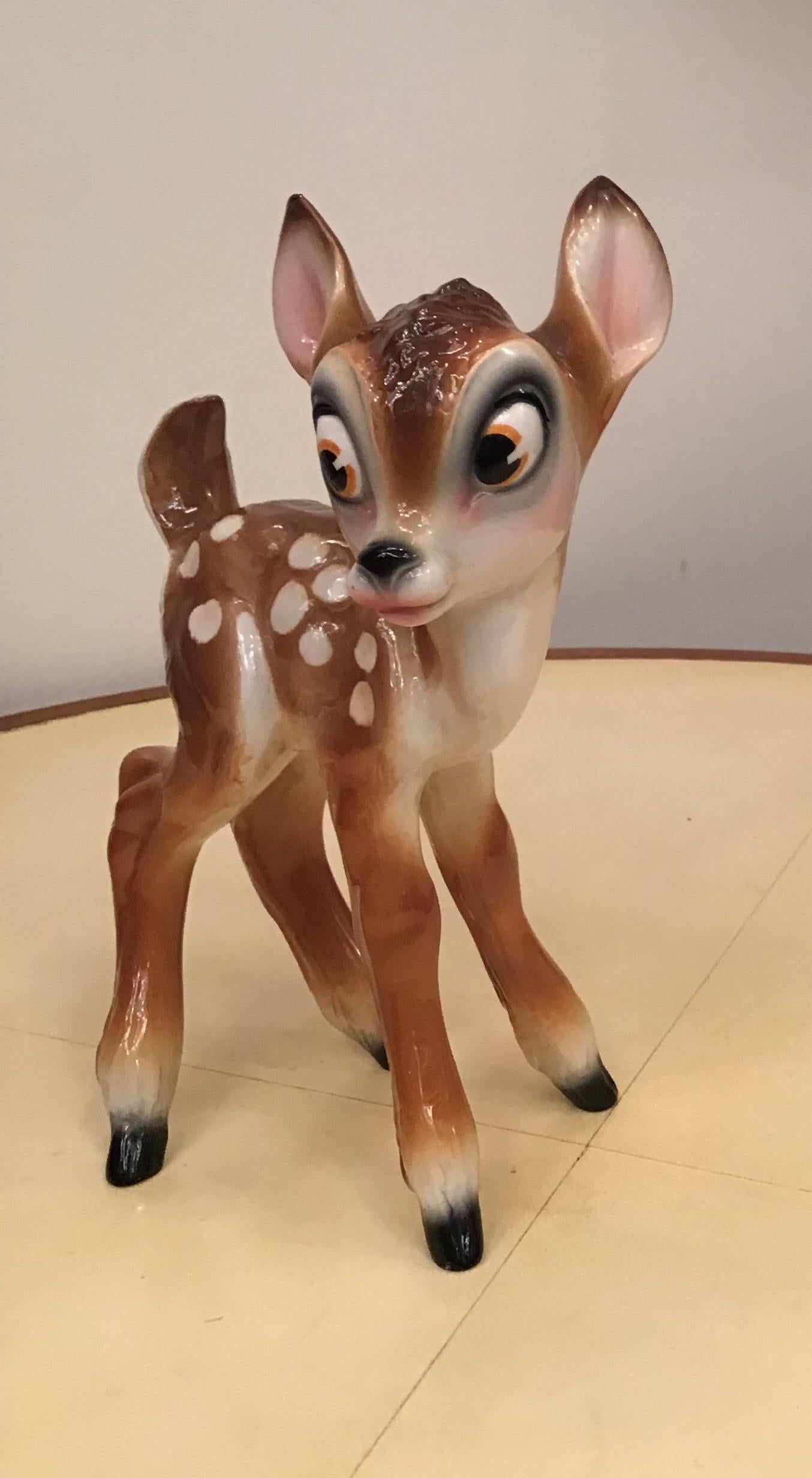 Zaccagnini Bambi Disney, Ceramic 1940 Italia 5