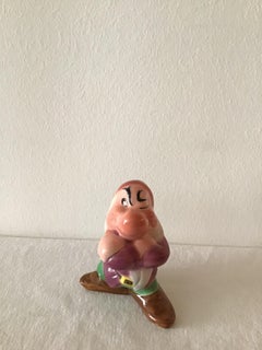 Zaccagnini “Brontolo“ Snow White and the Seven Dwarfs, Ceramic Italian