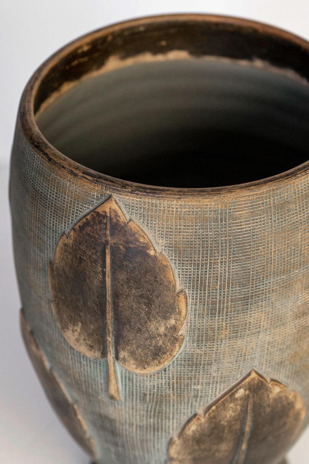 Italian Zaccagnini Ceramic Vase, 1950s