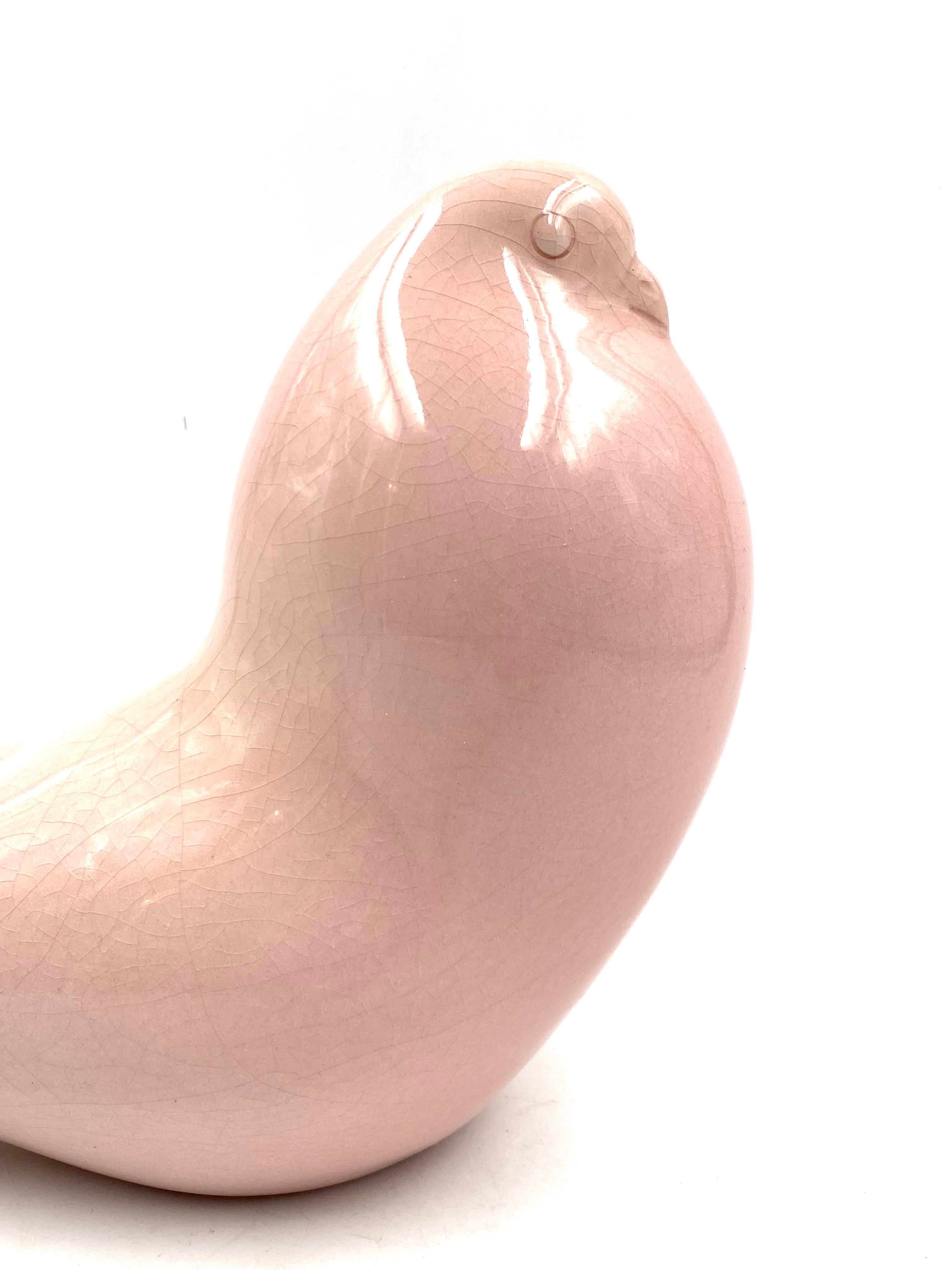 Zaccagnini, Escultura de loza craquelada 