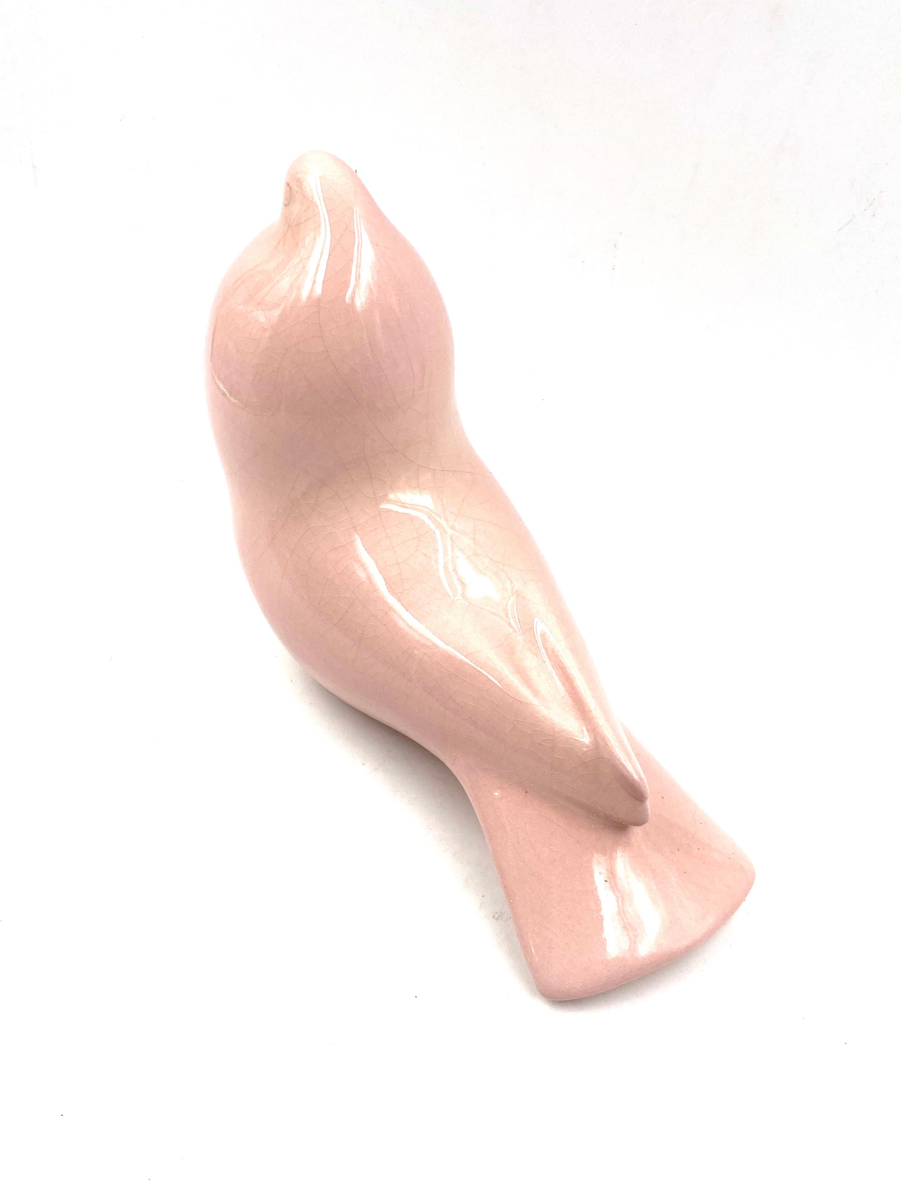 Zaccagnini, Escultura de loza craquelada 
